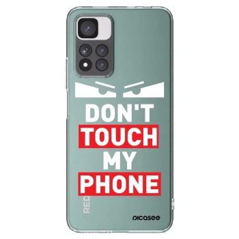 Picasee silikonový průhledný obal pro Xiaomi Redmi Note 11 Pro+ 5G - Shadow Eye - Transparent