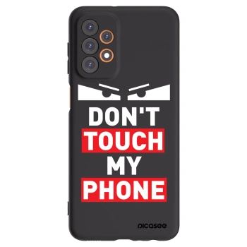 Picasee silikonový černý obal pro Samsung Galaxy A23 A236B 5G - Shadow Eye - Transparent