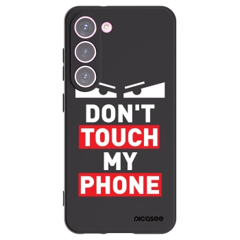 Picasee silikonový černý obal pro Samsung Galaxy S23 5G - Shadow Eye - Transparent