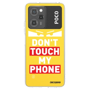 Picasee silikonový černý obal pro Xiaomi Poco X5 Pro - Shadow Eye - Transparent