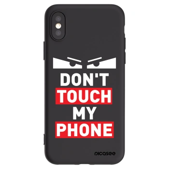 Picasee silikonový černý obal pro Apple iPhone X/XS - Shadow Eye - Transparent