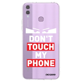 Picasee silikonový průhledný obal pro Honor 8X - Shadow Eye - Transparent