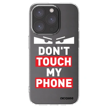 Picasee silikonový průhledný obal pro Apple iPhone 15 Pro - Shadow Eye - Transparent