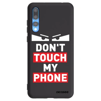 Picasee silikonový černý obal pro Huawei P20 Pro - Shadow Eye - Transparent