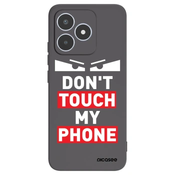 Picasee silikonový černý obal pro Realme C53 - Shadow Eye - Transparent