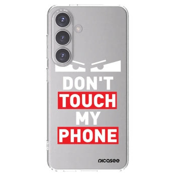 Picasee silikonový průhledný obal pro Samsung Galaxy S24 S921B 5G - Shadow Eye - Transparent