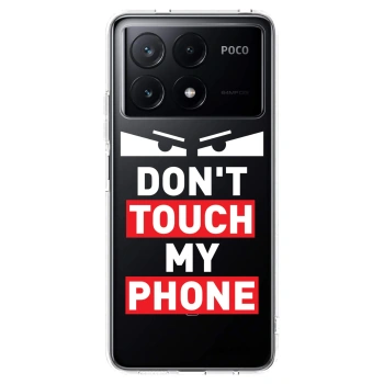 Picasee silikonový průhledný obal pro Xiaomi Poco X6 Pro - Shadow Eye - Transparent