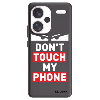 Picasee silikonový černý obal pro Xiaomi Redmi Note 13 Pro+ 5G - Shadow Eye - Transparent