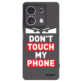 Picasee silikonový černý obal pro Xiaomi Redmi Note 13 4G - Shadow Eye - Transparent