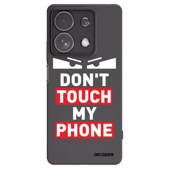 Picasee silikonový černý obal pro Xiaomi Redmi Note 13 Pro 4G - Shadow Eye - Transparent