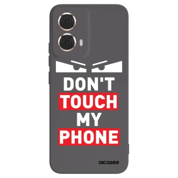 Picasee silikonový černý obal pro Motorola Moto G85 - Shadow Eye - Transparent