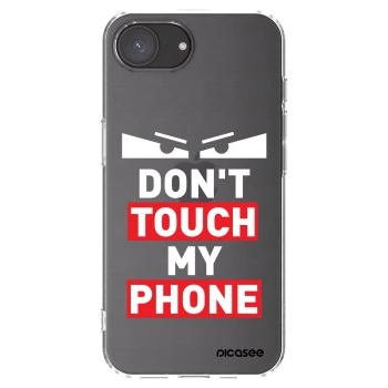 Picasee silikonový průhledný obal pro Apple iPhone 16e - Shadow Eye - Transparent