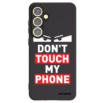 Picasee silikonový černý obal pro Samsung Galaxy S24 FE S721B - Shadow Eye - Transparent