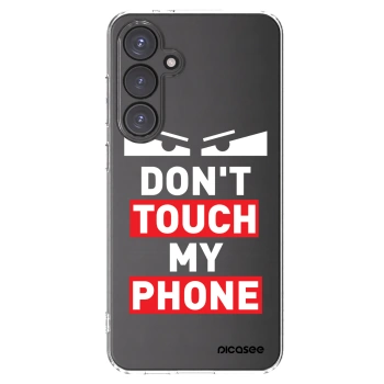 Picasee silikonový průhledný obal pro Samsung Galaxy S24 FE S721B - Shadow Eye - Transparent