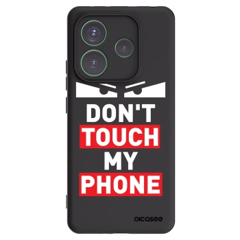 Picasee silikonový černý obal pro Xiaomi Redmi Note 14 5G - Shadow Eye - Transparent