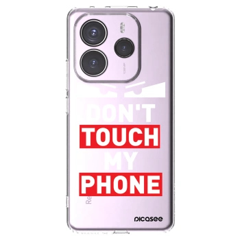 Picasee silikonový průhledný obal pro Xiaomi Redmi Note 14 5G - Shadow Eye - Transparent