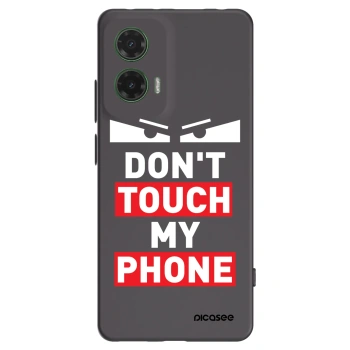 Picasee silikonový černý obal pro Motorola Moto G35 5G - Shadow Eye - Transparent