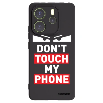 Picasee silikonový černý obal pro Xiaomi Redmi Note 14 4G - Shadow Eye - Transparent