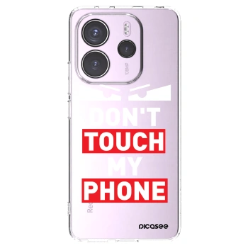 Picasee silikonový průhledný obal pro Xiaomi Redmi Note 14 4G - Shadow Eye - Transparent