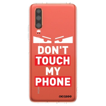 Picasee silikonový průhledný obal pro Huawei P30 - Shadow Eye - Transparent