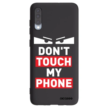 Picasee silikonový černý obal pro Samsung Galaxy A70 A705F - Shadow Eye - Transparent