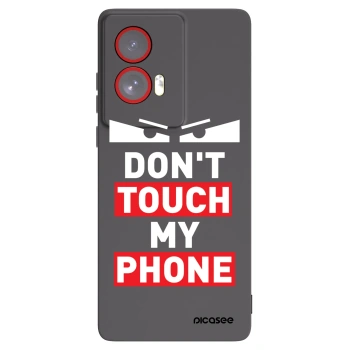 Picasee silikonový černý obal pro Motorola Edge 50 Fusion - Shadow Eye - Transparent