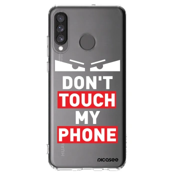 Picasee silikonový průhledný obal pro Huawei P30 Lite - Shadow Eye - Transparent