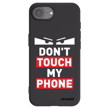 Picasee silikonový černý obal pro Apple iPhone 17e - Shadow Eye - Transparent