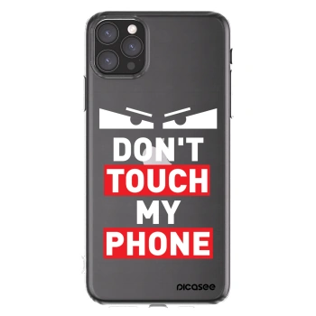 Picasee silikonový průhledný obal pro Apple iPhone 11 Pro Max - Shadow Eye - Transparent