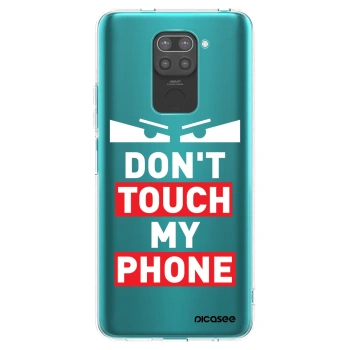 Picasee silikonový černý obal pro Xiaomi Redmi Note 9 - Shadow Eye - Transparent