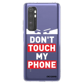 Picasee silikonový průhledný obal pro Xiaomi Mi Note 10 Lite - Shadow Eye - Transparent