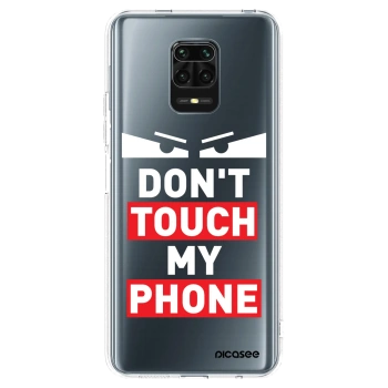 Picasee silikonový průhledný obal pro Xiaomi Redmi Note 9S - Shadow Eye - Transparent