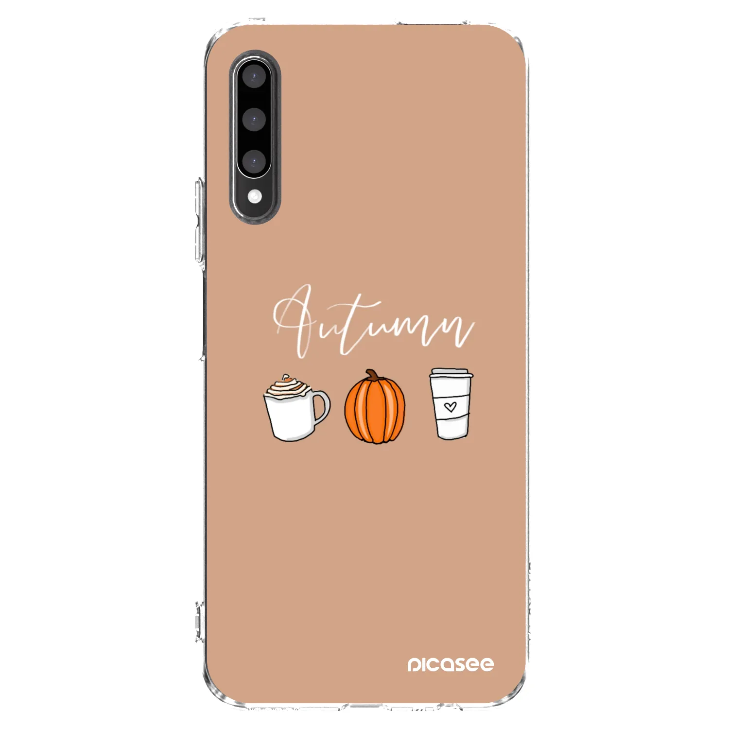 Picasee silikonový průhledný obal pro Honor 9X Pro - Autumn