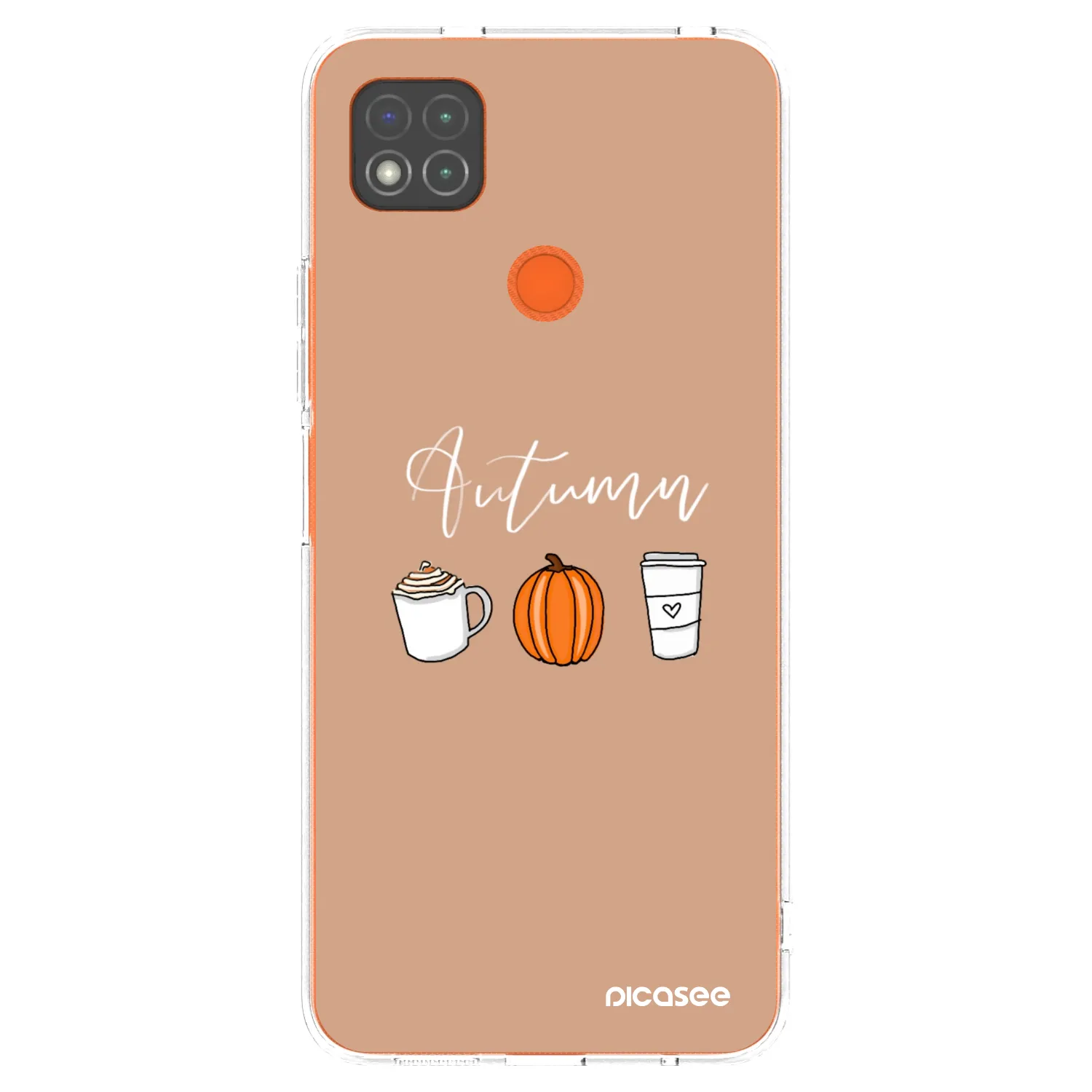 Picasee silikonový průhledný obal pro Xiaomi Redmi 9C - Autumn