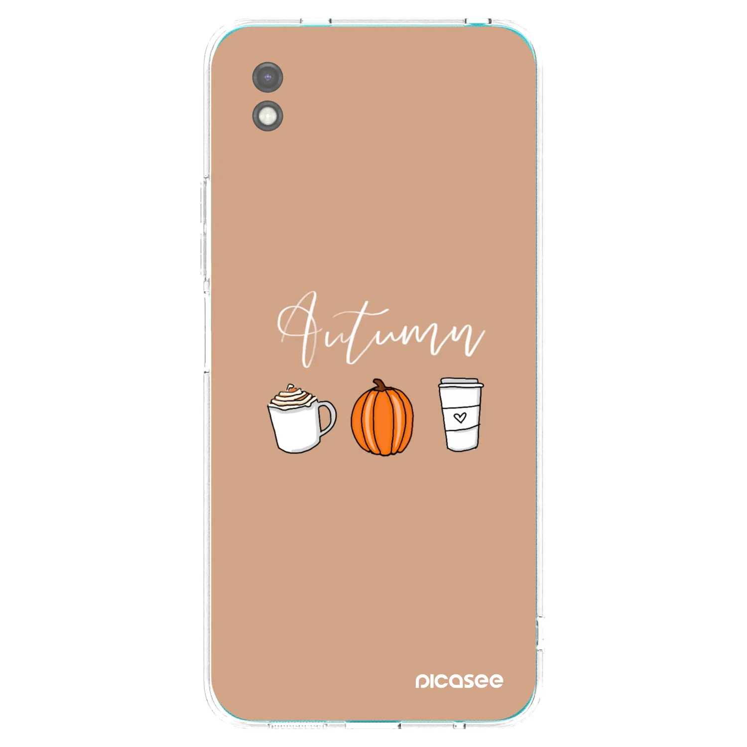 Picasee silikonový černý obal pro Xiaomi Redmi 9A - Autumn