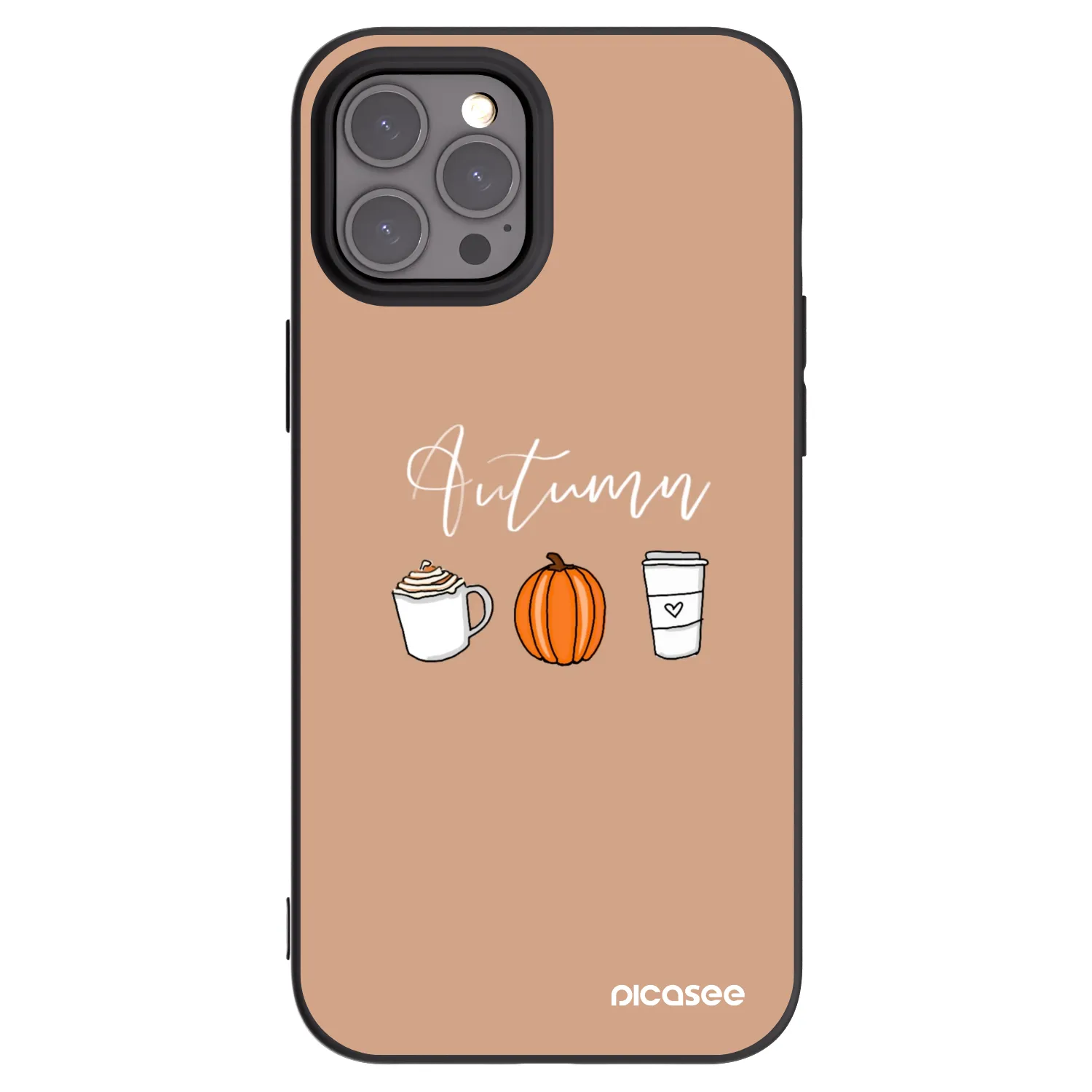 Picasee silikonový černý obal pro Apple iPhone 12 Pro Max - Autumn