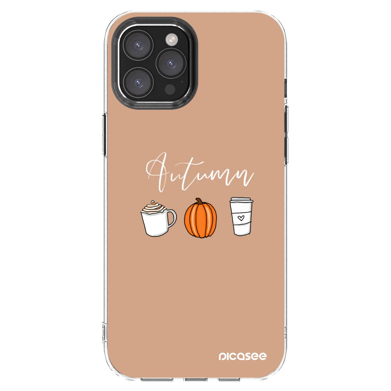 Picasee silikonový průhledný obal pro Apple iPhone 12 Pro Max - Autumn