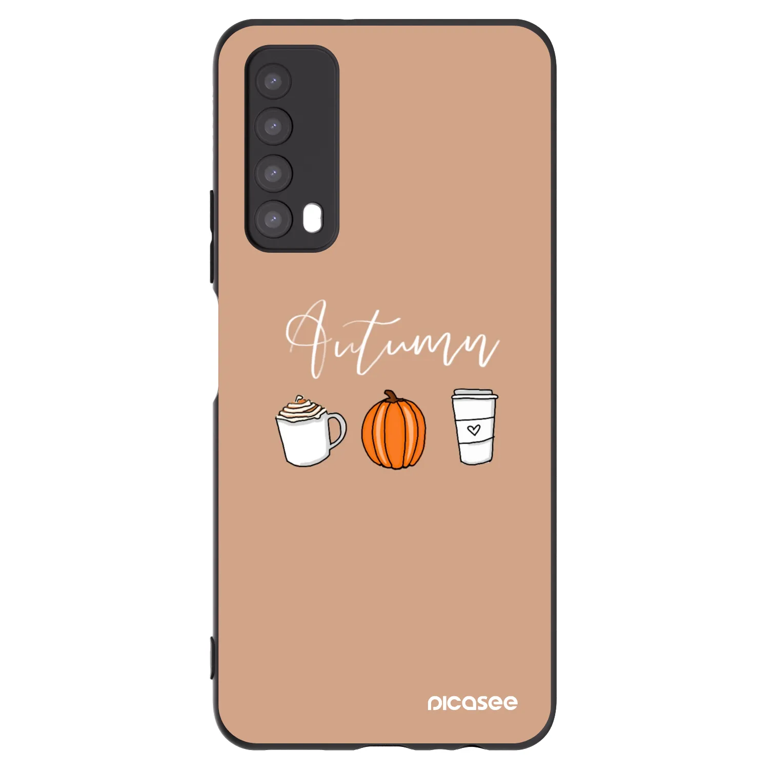Picasee silikonový černý obal pro Huawei P Smart 2021 - Autumn