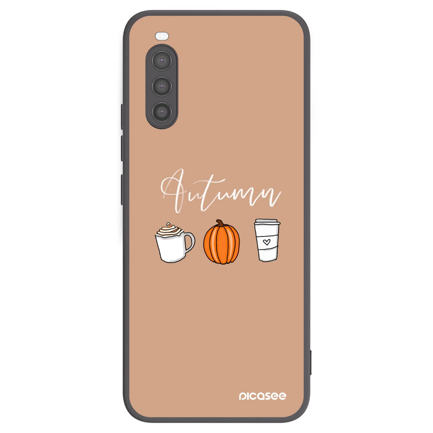Picasee silikonový černý obal pro Sony Xperia 10 II - Autumn