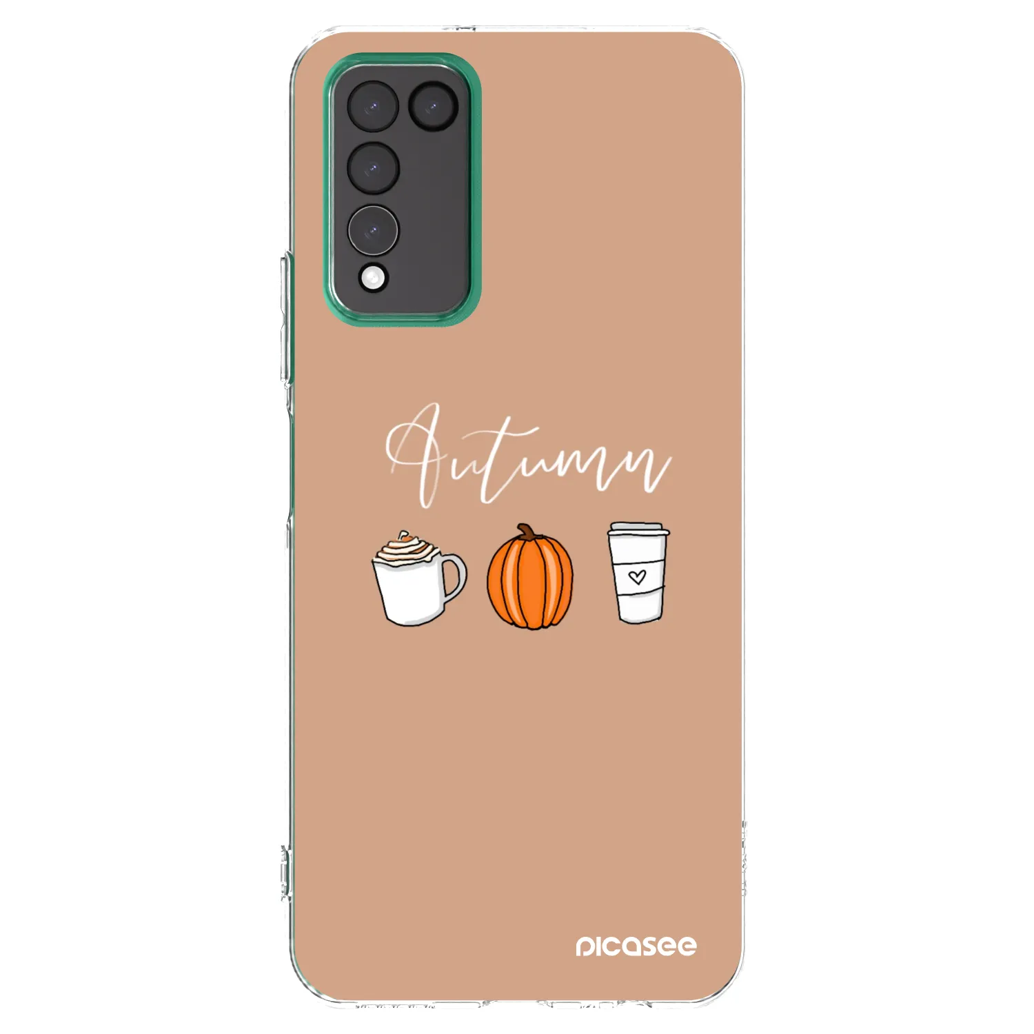 Picasee silikonový průhledný obal pro Honor 10X Lite - Autumn
