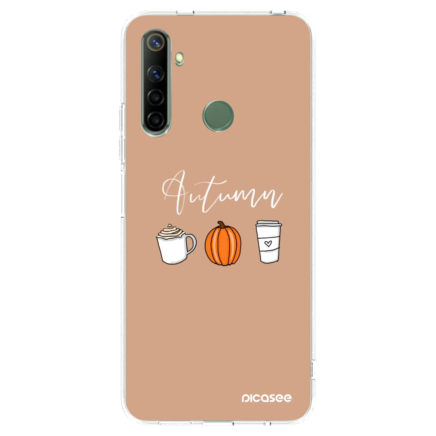 Picasee silikonový průhledný obal pro Realme 6i - Autumn