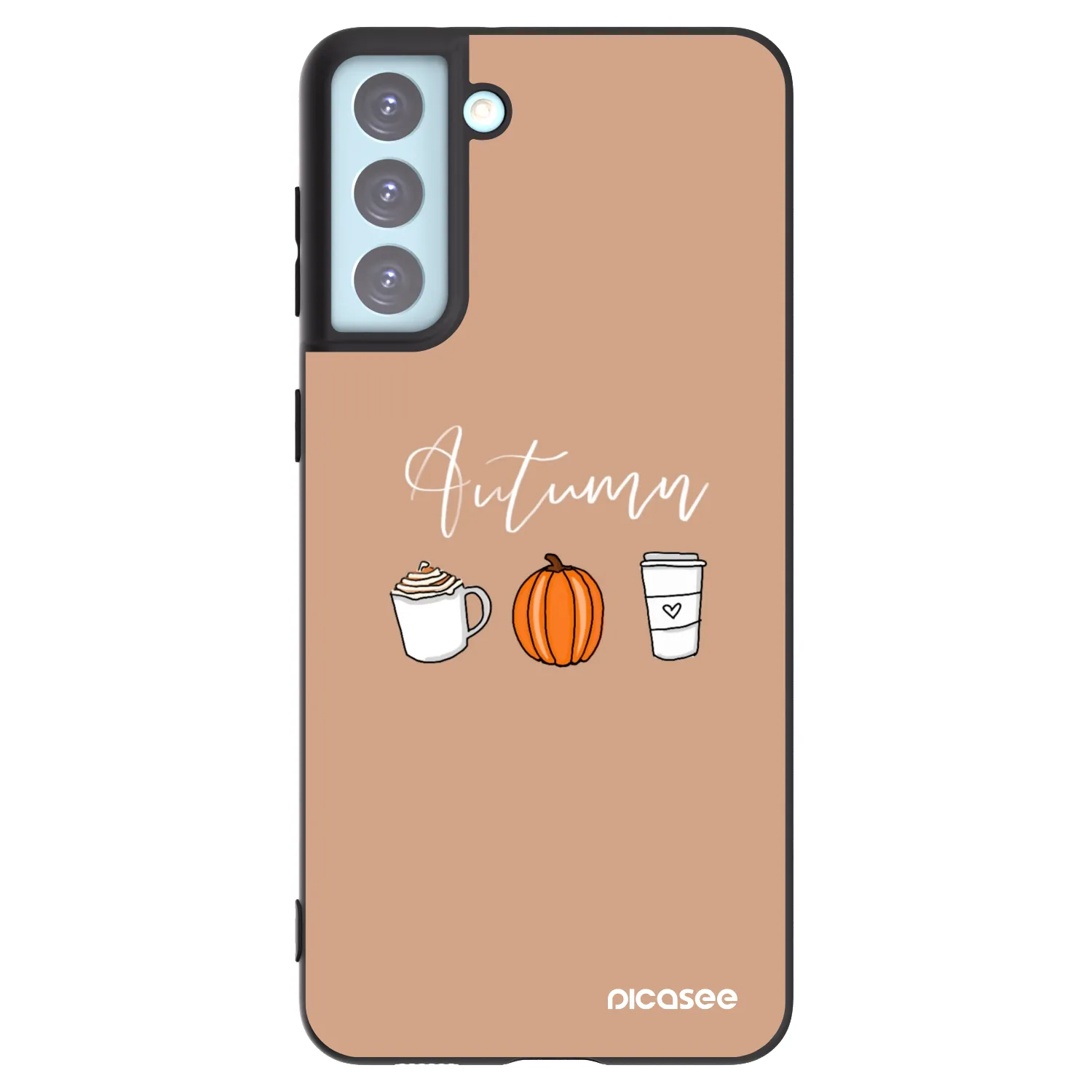 Picasee silikonový černý obal pro Samsung Galaxy S21+ 5G G996F - Autumn