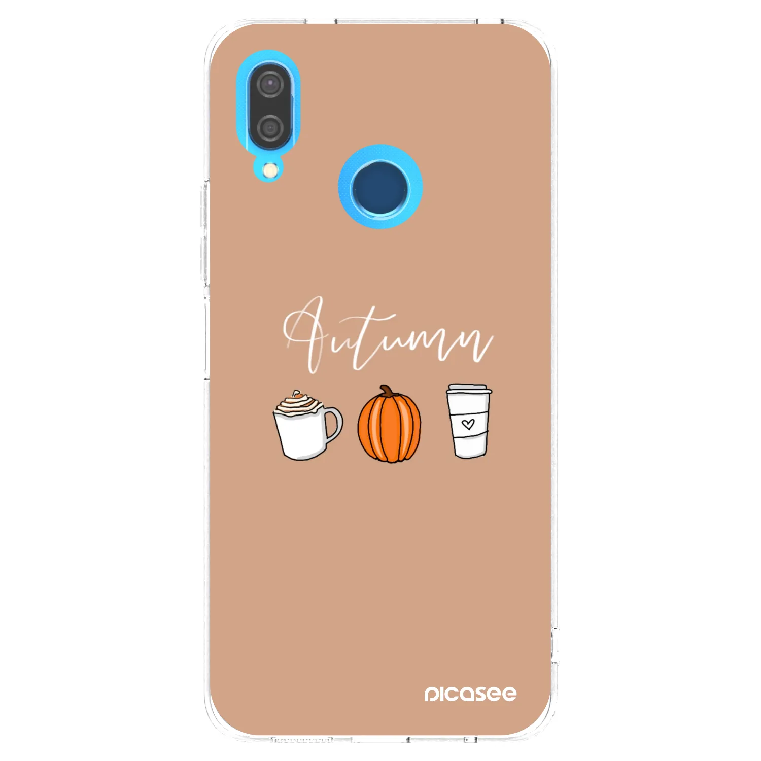 Picasee silikonový průhledný obal pro Huawei P20 Lite - Autumn