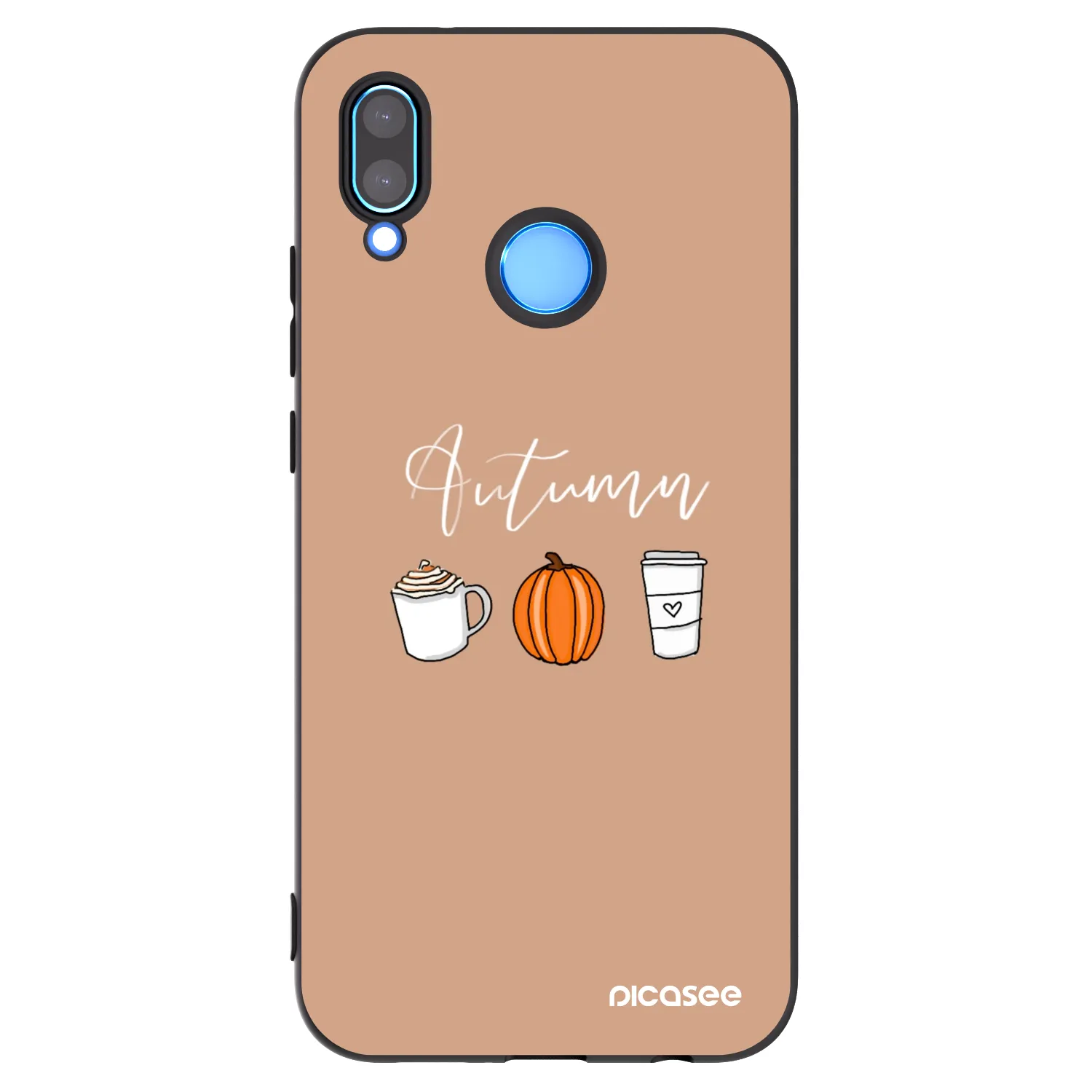 Picasee silikonový černý obal pro Huawei P20 Lite - Autumn