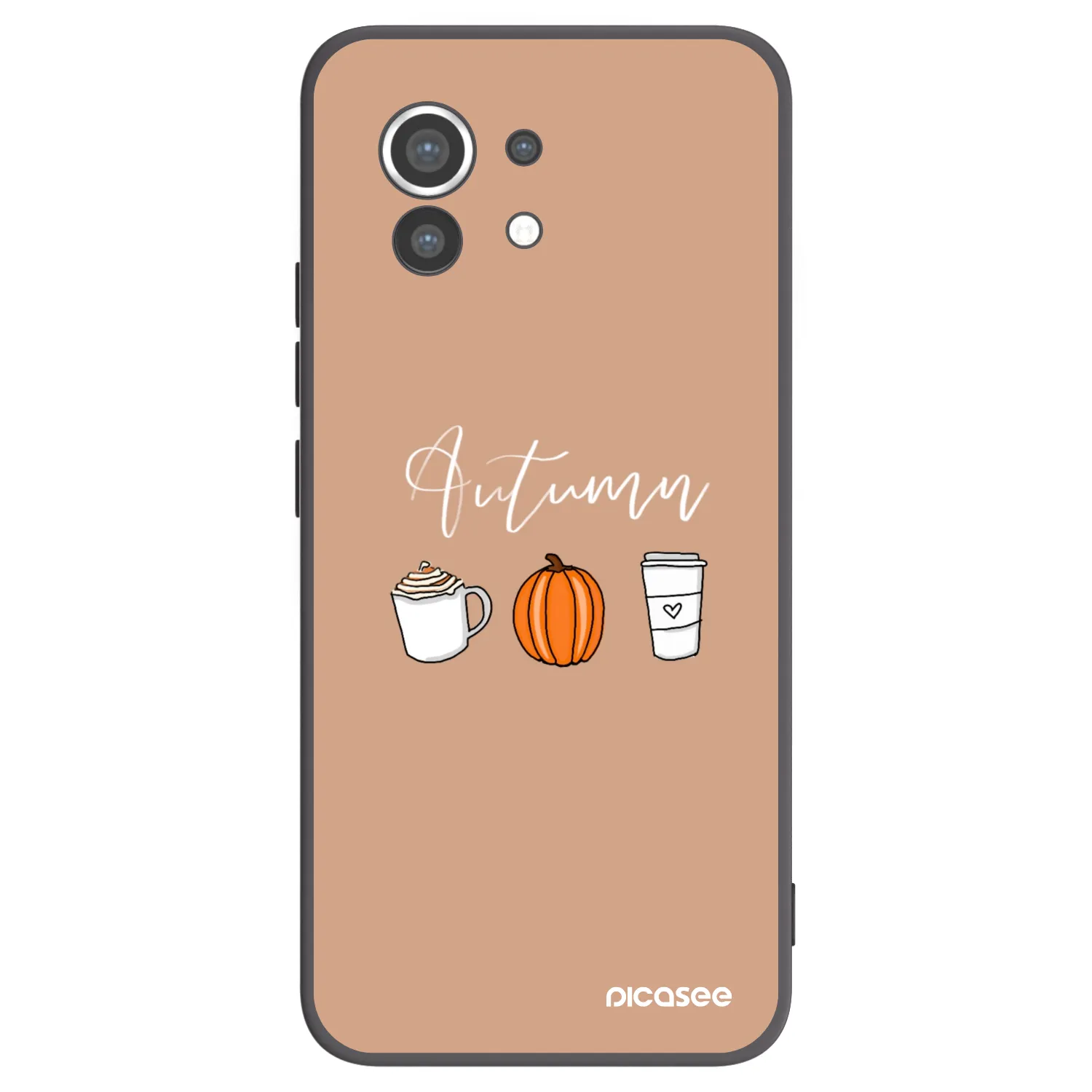 Picasee silikonový černý obal pro Xiaomi Mi 11 - Autumn
