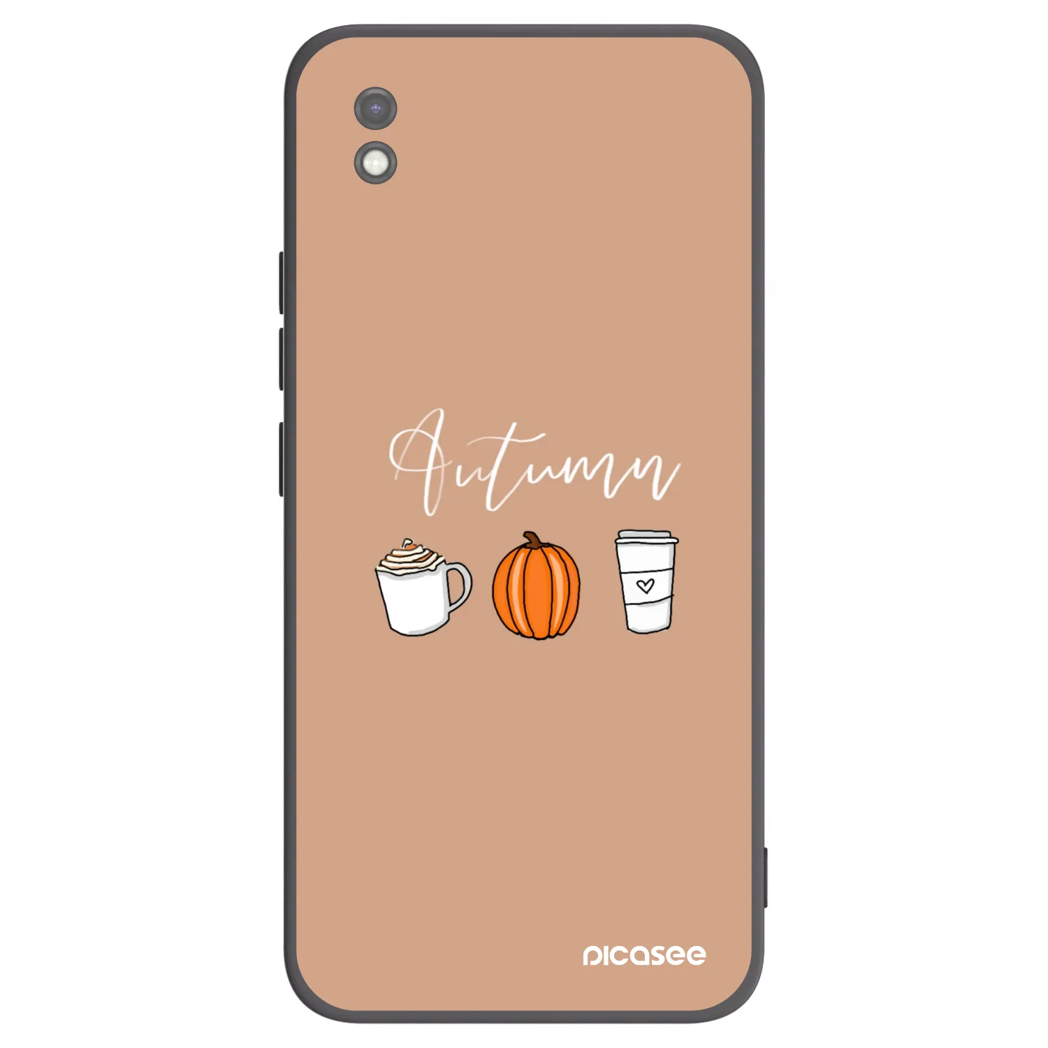 Picasee silikonový černý obal pro Xiaomi Redmi 9AT - Autumn