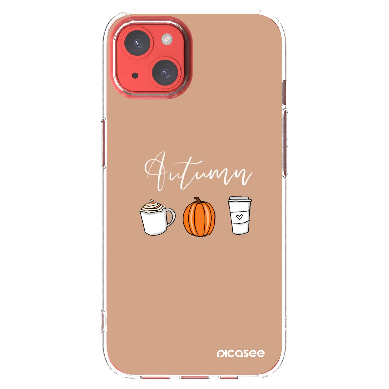 Picasee silikonový průhledný obal pro Apple iPhone 13 - Autumn