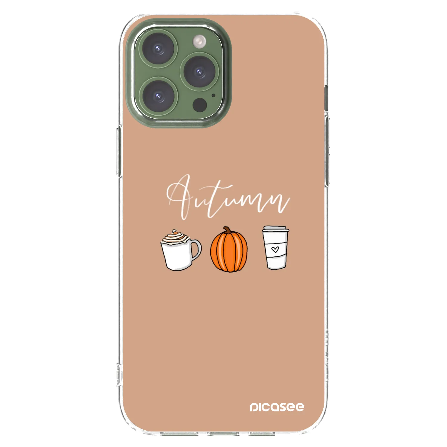 Picasee silikonový průhledný obal pro Apple iPhone 13 Pro Max - Autumn