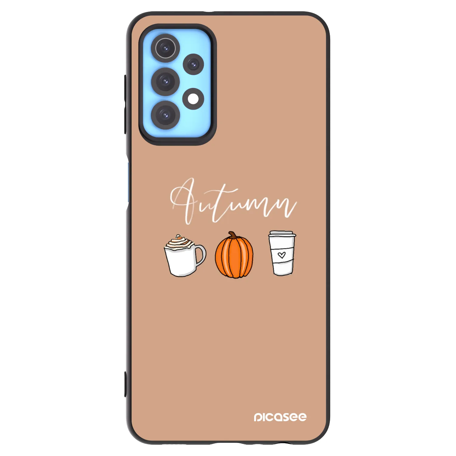 Picasee silikonový černý obal pro Samsung Galaxy A32 4G SM-A325F - Autumn