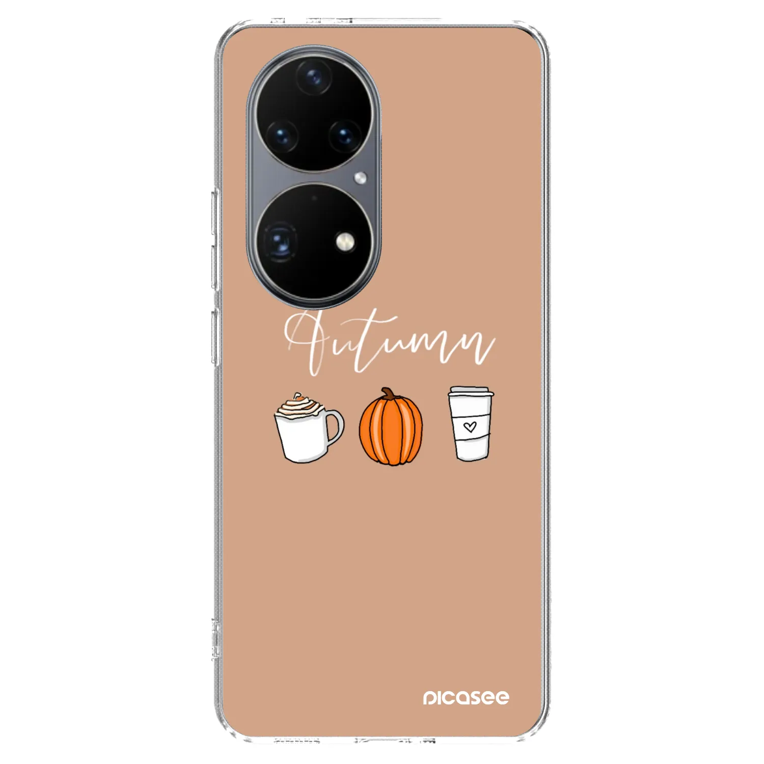 Picasee silikonový průhledný obal pro Huawei P50 - Autumn
